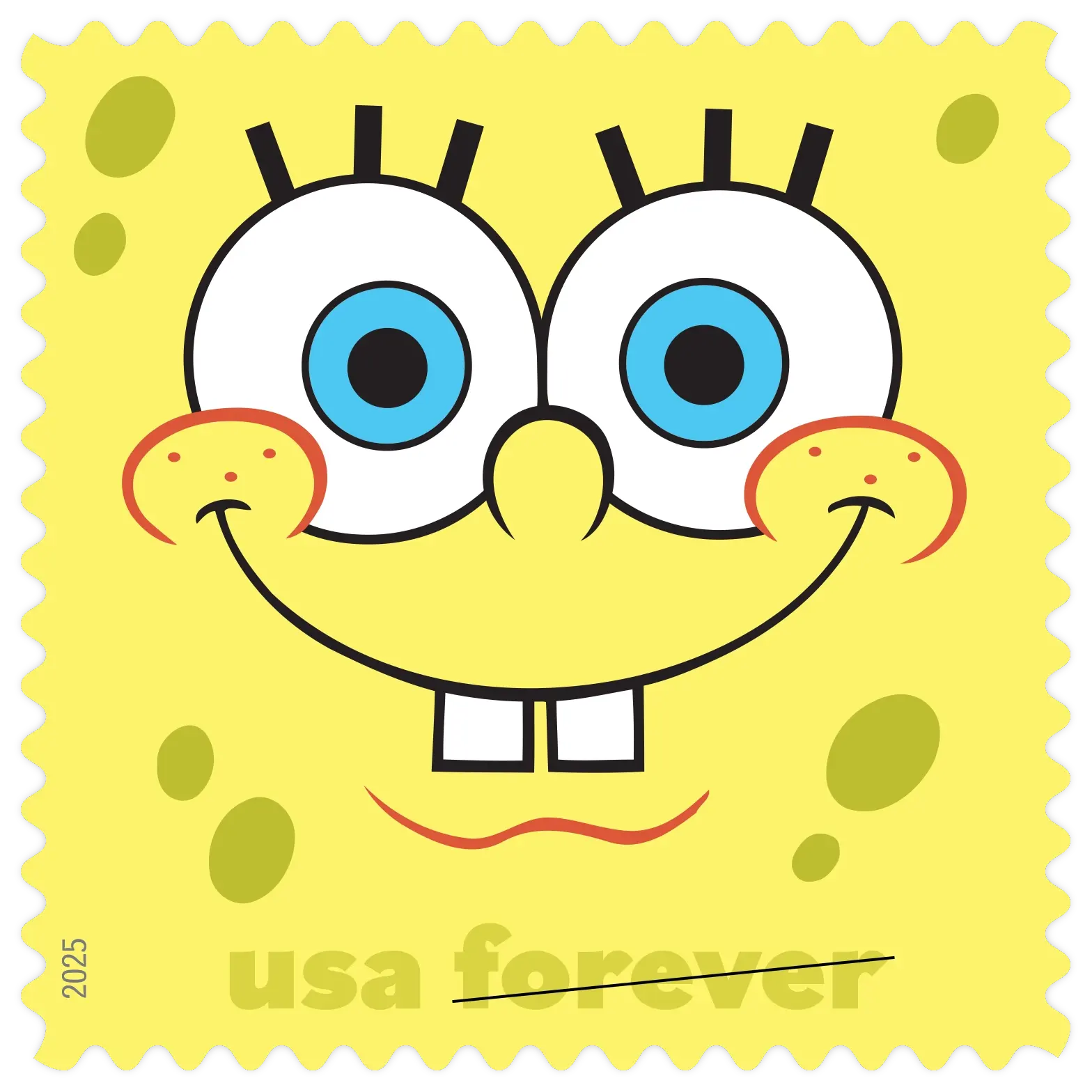 SpongeBob SquarePants Forever Stamp 2025 - Image 4