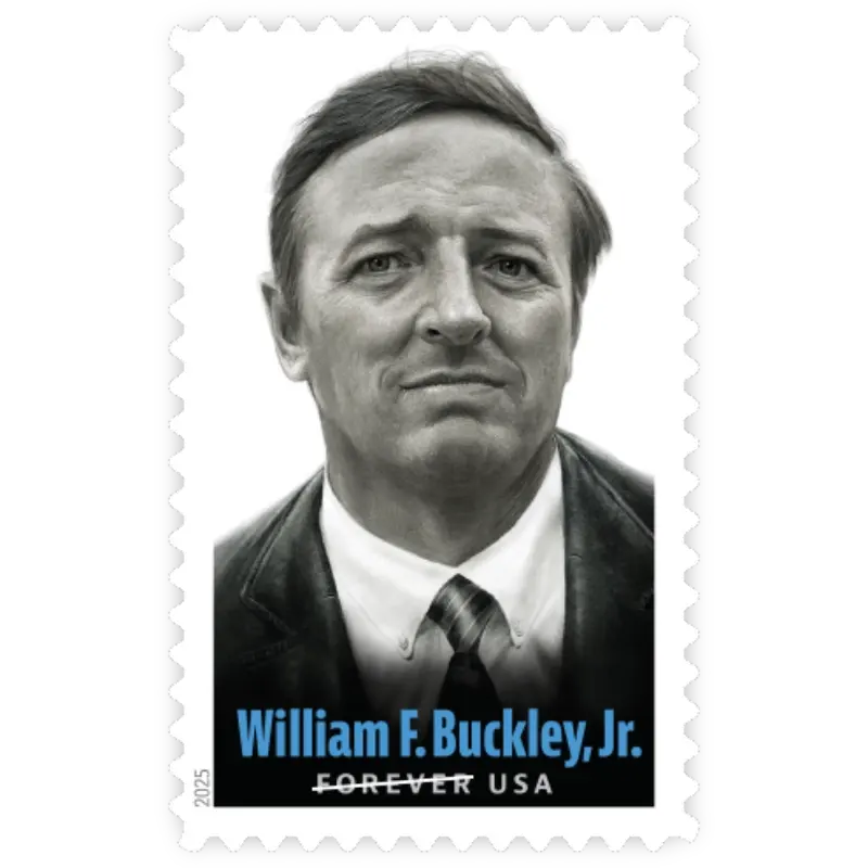 William F. Buckley, Jr. Forever Stamp 2025